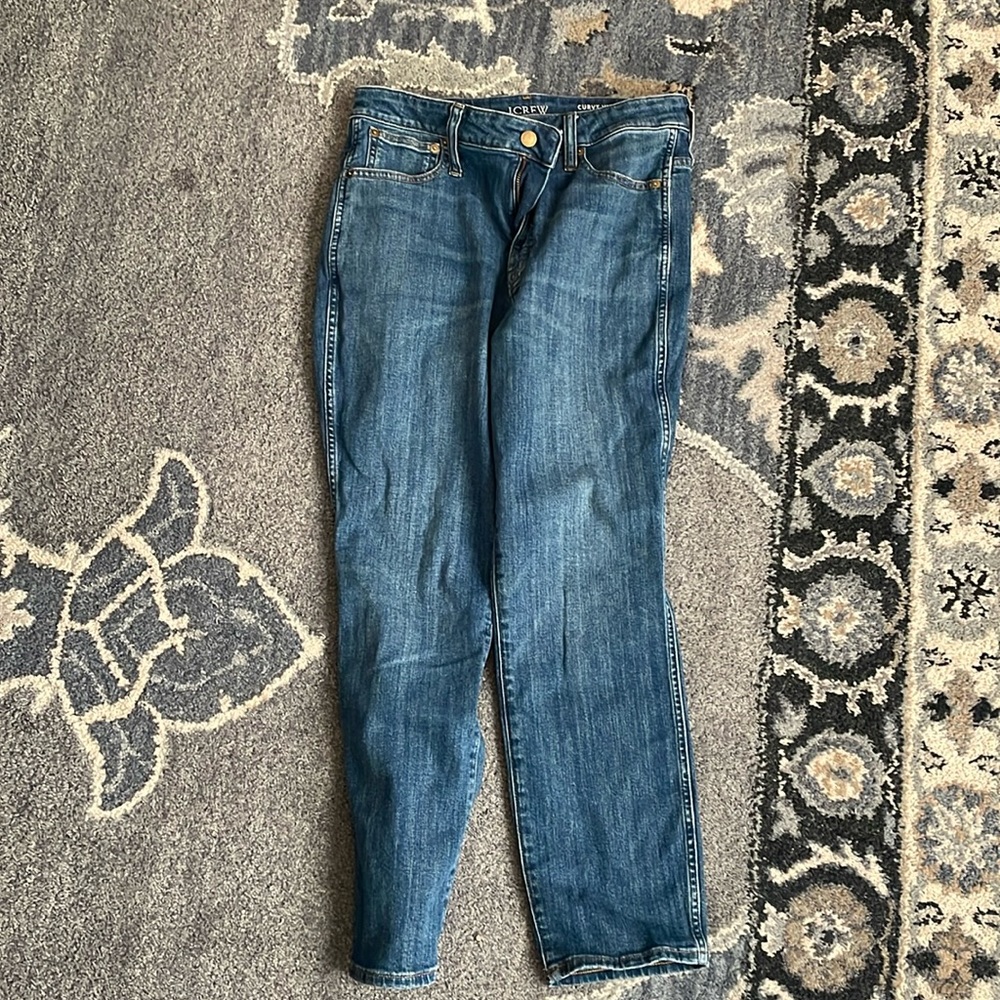 Jcrew jeans curvy vintage slim